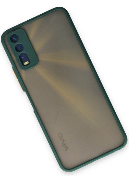 Buğz Vivo Y11S Kılıf Montreal Silikon Kapak - Yeşil fiyatları