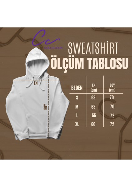 Unisex Kapüşonlu 444 Altın Kanat Sırt Baskılı Oversize Hoodie - Sokak Stili - Günlük Kombin indirimleri