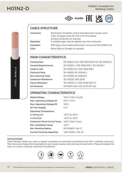 Gerçek Saf Bakır (TSE Belgeli) Akü Takviye Kablosu-2,6m fiyatları