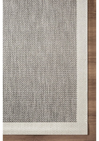 Zeen ZE002G Sisal Gri Beyaz Kolay Temizlenebilir Makinede Yıkanabilir Mutfak Halısı Pamuk Taban fırsatları