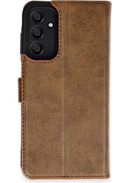 Buğz Samsung Galaxy A15 4g Kılıf Trend S Plus Kapaklı Kılıf - Taba