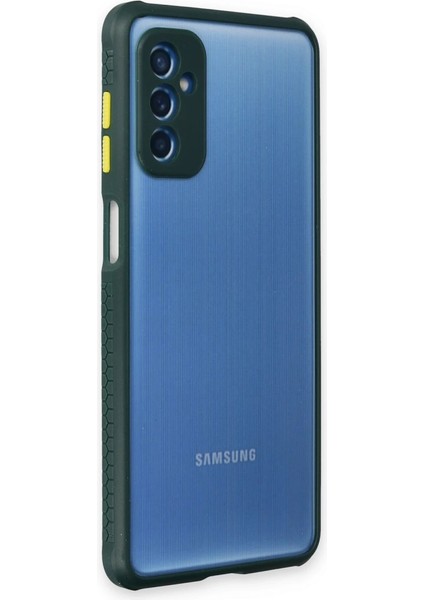Buğz Samsung Galaxy M52 5g Kılıf Miami Şeffaf Silikon - Koyu Yeşil fırsatları