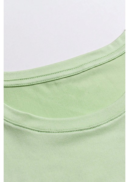 Kutu Kafa Baskılı Oversize T-Shirt modelleri