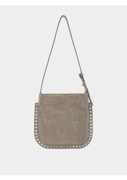 Zımba Detaylı Süet Deri Çapraz Askılı Çanta fiyatları