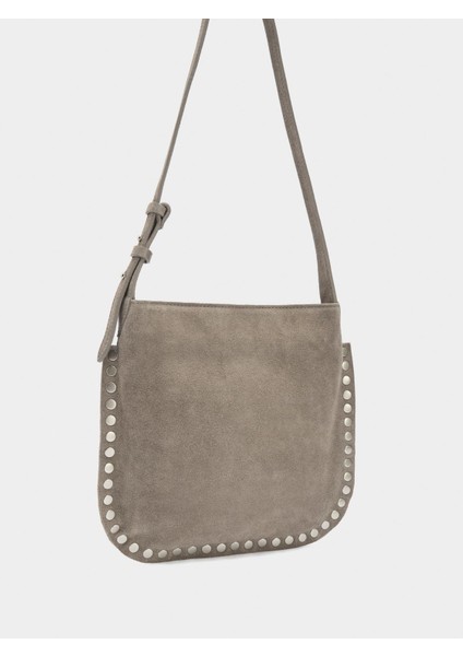 Zımba Detaylı Süet Deri Çapraz Askılı Çanta fırsatları