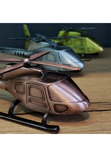 Buğz Dekoratif Metal Helikopter