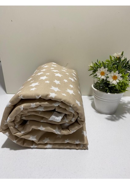 Ütü Masası Kılıfı Büyük Boy Ipli Stoperli Keçeli Kılıfı Örtüsü Bezi 55X140 cm Cream Star fırsatları