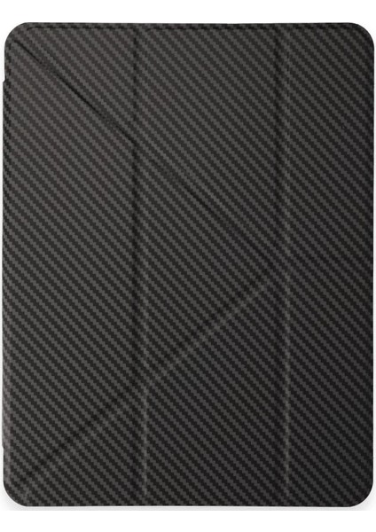 Buğz Ipad Pro 13 (2024) Kılıf Color Karbon Tablet Kılıfı - Koyu Gri