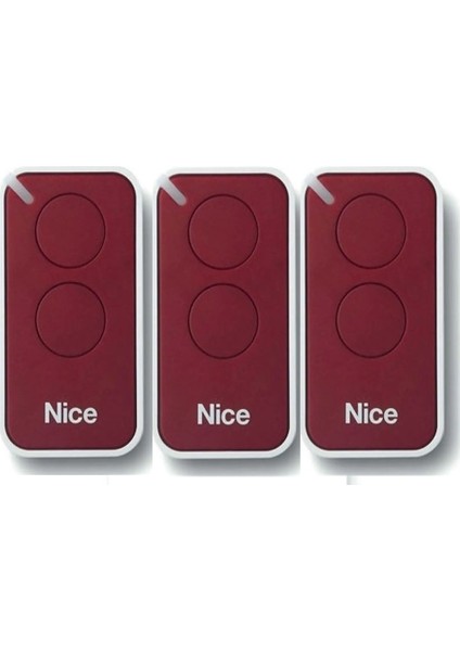 Era Inti 2 Kanallı Otomatik Kapı Kumandası - Kırmızı(3 Adet)