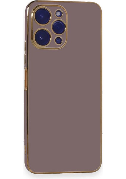 Buğz Xiaomi Poco M6 Pro 5g Kılıf Volet Silikon - Mor