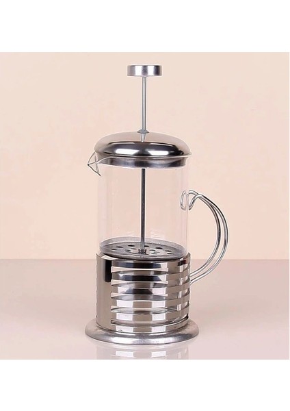 Buğz Çelik Kulplu Cam French Press - 350 ml