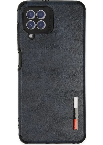 Buğz Samsung Galaxy A22 Kılıf Loop Deri Silikon - Lacivert