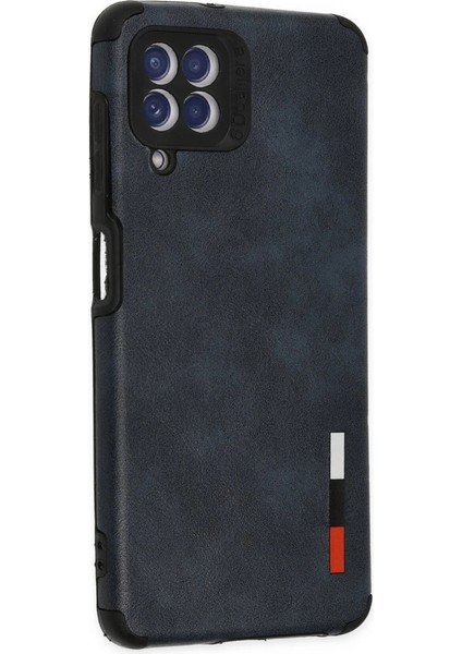 Buğz Samsung Galaxy A22 Kılıf Loop Deri Silikon - Lacivert fiyatları