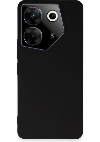 Buğz Tecno Camon 20 Pro 5g Kılıf First Silikon - Siyah