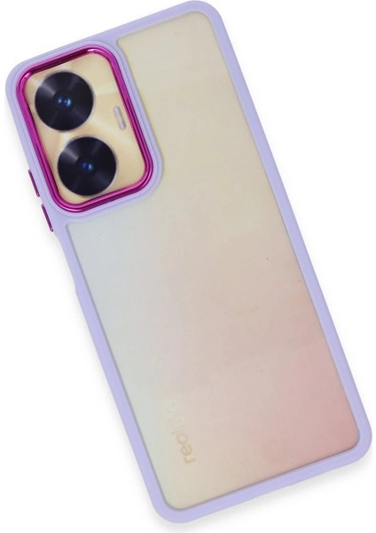 Buğz Realme C55 Kılıf Dora Kapak - Lila fırsatları