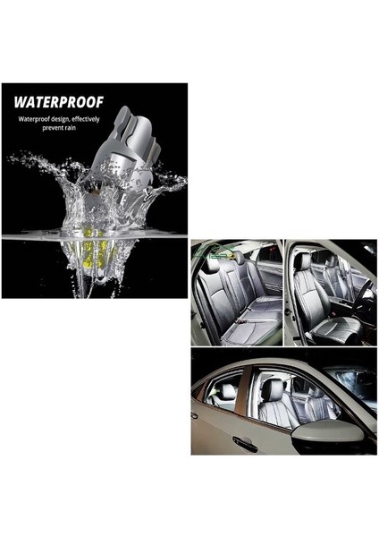 ( 2 x Adet ) 1 Takım LED T10 Dipsiz Ampul (Whıte) 12V Alıen Model I LED Dipsiz Ampul Beyaz