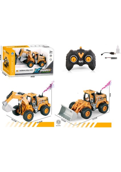 Uzaktan Kumandalı Full Fonksiyon Şarjlı Buhar Atan Kazıcı