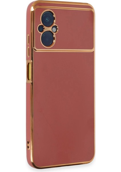 Buğz Xiaomi Poco M5 Kılıf Volet Silikon - Kırmızı