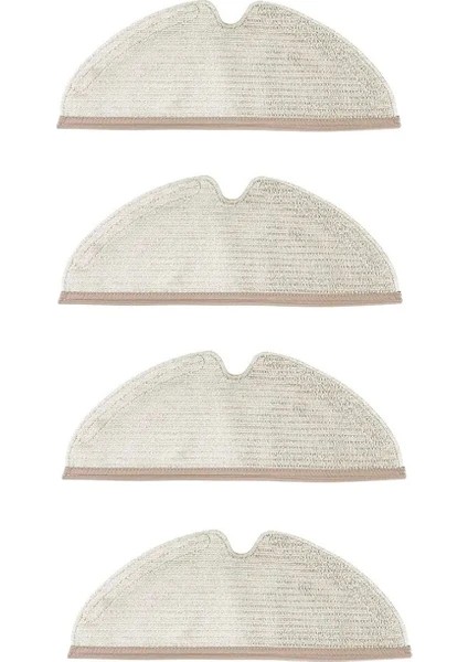 Roborock S5 Max Uyumlu 4'lü Mop Fiber Bezi