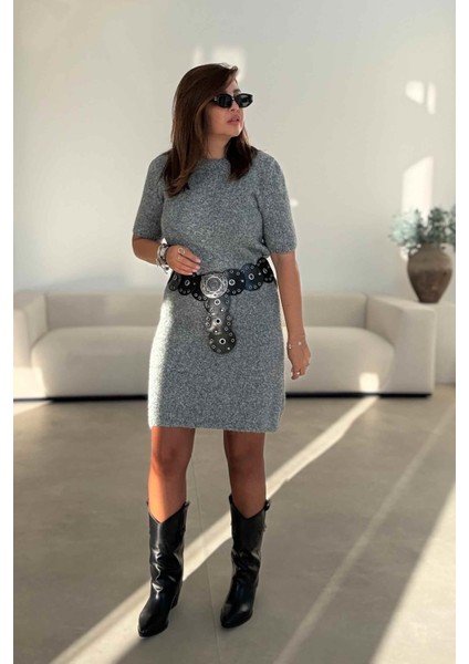 Gri Triko Elbise fiyatları