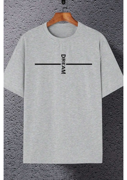 Dream Baskılı Oversize T-Shirt