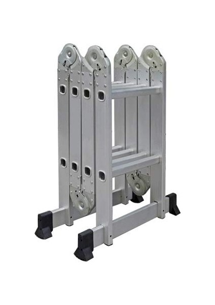 BY 102 8 basamak 2,40 m 1,2 mm Alüminyum Katlanır Çok Amaçlı Merdiven fiyatları