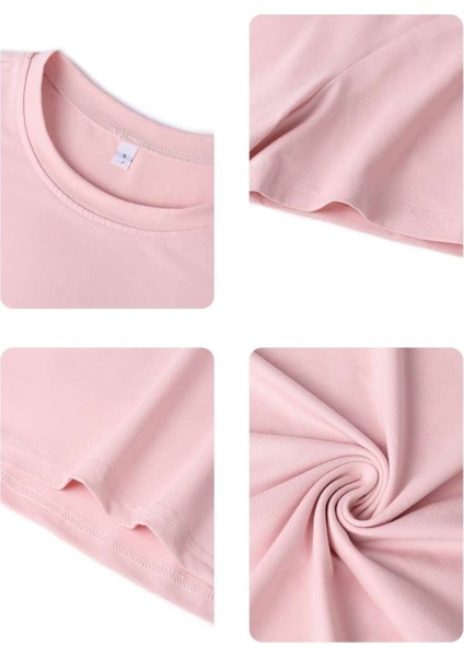 Kadın Quter Banks Baskılı Oversize Pamuklu Bisiklet Yaka T-Shirt Tişört modelleri