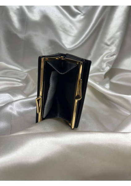 Kadın Siyah Renk Suni Deri Klipsli Cüzdan fırsatları