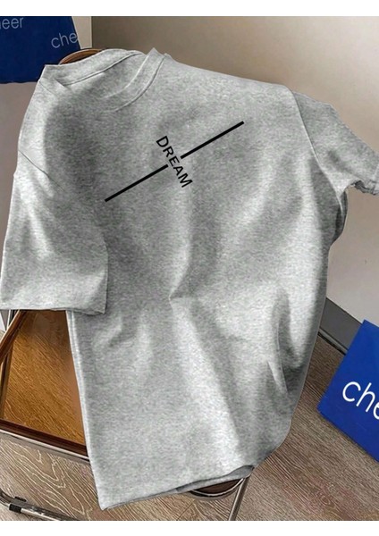 Dream Baskılı Oversize T-Shirt fiyatları