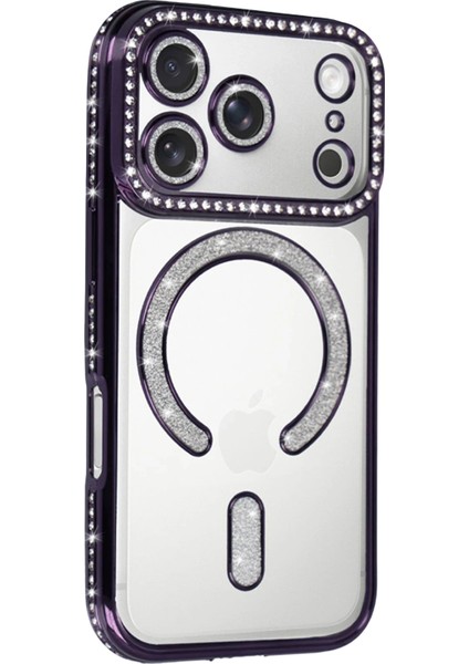 Rdbydn Newface Apple Iphone 17 Pro Joke Simli Magneticsafe Kılıf - Derin Mor fiyatları