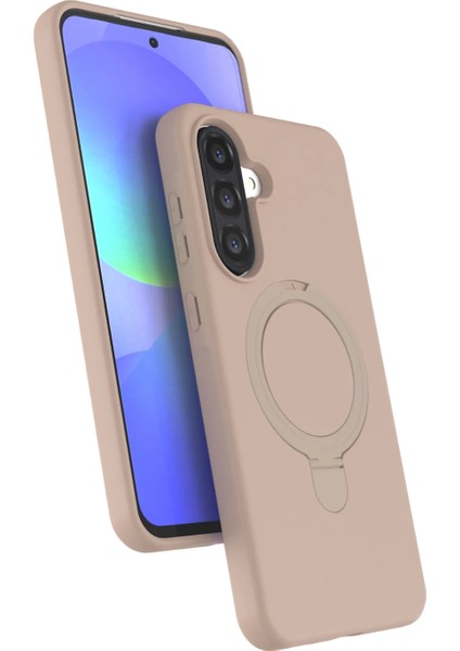 Rdbydn Newface Samsung Galaxy A17 5g Regal Magsafe Standlı Kapak - Çöl Titanyum