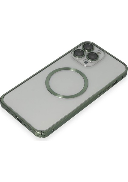 Rdbydn Joko Iphone 13 Pro Max Metal Bumper Magneticsafe Kapak - Yeşil fırsatları