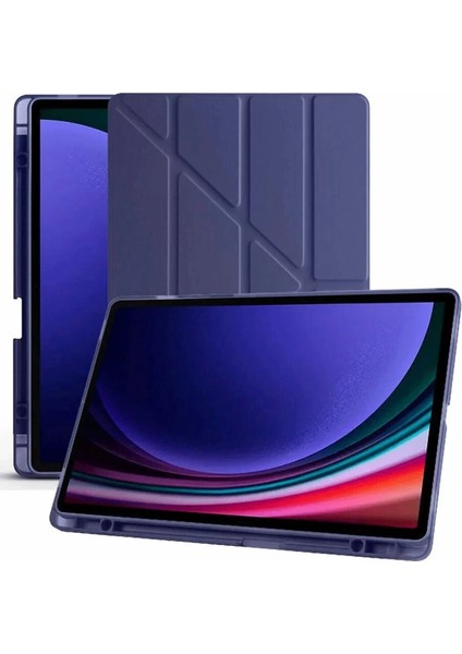 Buğz Newface Samsung Galaxy X610 Tab S9 Fe Plus 12.4 Kılıf Kalemlikli Mars Tablet Kılıfı - Lacivert fırsatları