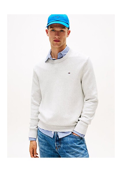 Erkek Gri Triko Kazak