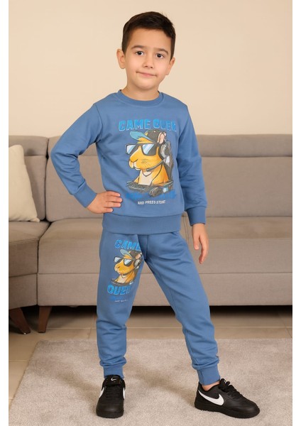 Capybara Bskılı Erkek Çocuk Alt Üst Takım