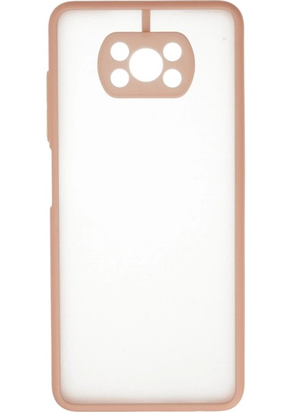 Buğz Xiaomi Pocophone X3 Kılıf Montreal Silikon Kapak - Pembe