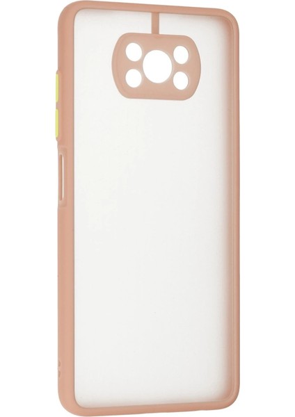 Buğz Xiaomi Pocophone X3 Kılıf Montreal Silikon Kapak - Pembe modelleri