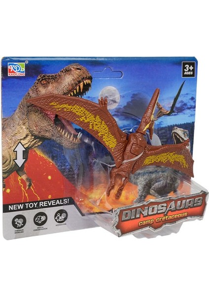 Pterosaur Dinozor Figür Kahverengi indirimleri