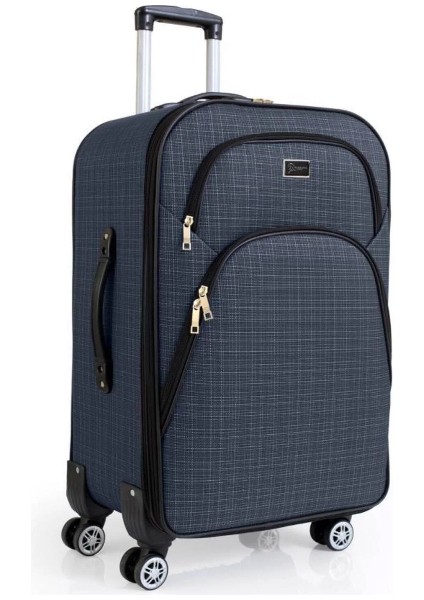 Orta Boy 4 Teker Kumaş Valiz Lüx fırsatları