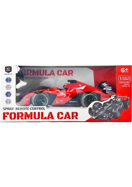 Formula 1 Spray Buhar Atan Uzaktan Kumandalı Kırmızı Araba modelleri