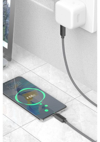 EC-188CL 1m 30W Hasırlı Type-C To Lightning Pd Hızlı Şarj Kablosu fırsatları