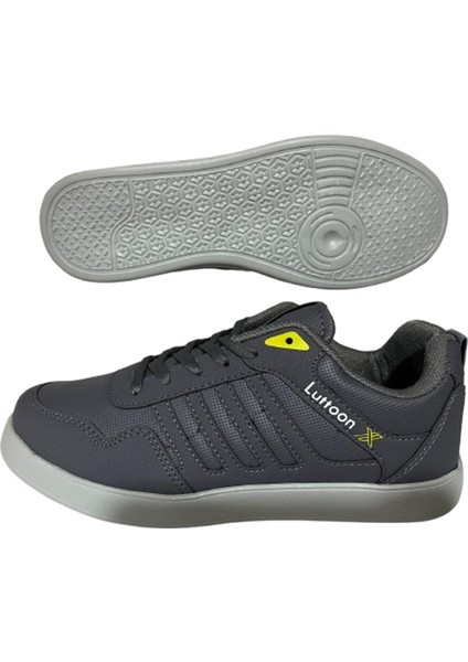 4027 Füme Bağcıklı Cilt Günlük Kullanım Spor Ayakkabı indirimleri