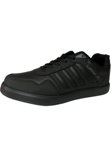 4027 Siyah Bağcıklı Cilt Günlük Kullanım Spor Ayakkabı fiyatları