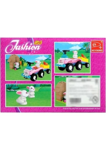 86 Parça Fashion Girls Traktörlü Bahçe Seti fiyatları