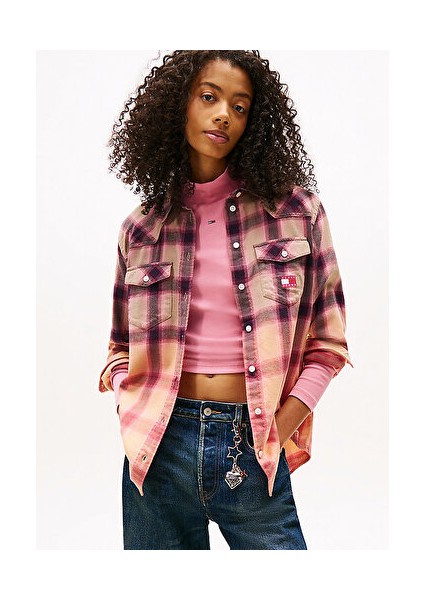 Kadın Çok Renkli L/s Gömlek