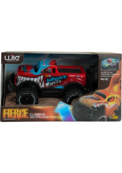 1:20 Uzaktan Kumandalı Full Fonksiyon Speed Monster Kamyonet Kırmızı fiyatları
