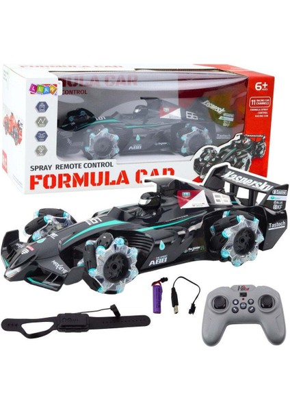 Formula 1 Spray Buhar Atan Uzaktan Kumandalı Siyah Araba fiyatları