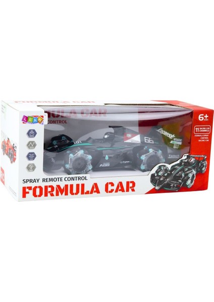 Formula 1 Spray Buhar Atan Uzaktan Kumandalı Siyah Araba modelleri