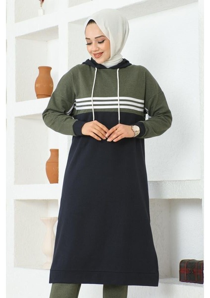 Şeritli Yırtmaçlı Spor Takım Laci̇vert - 44 fiyatları