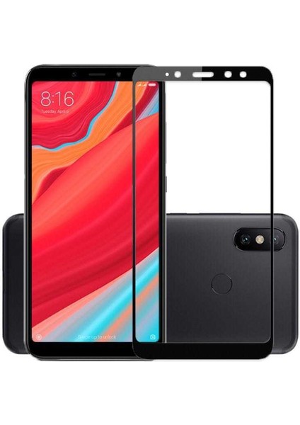 Xiaomi Redmi S2 Zore Kenarları Kırılmaya Dayanıklı Cam Ekran Koruyucu